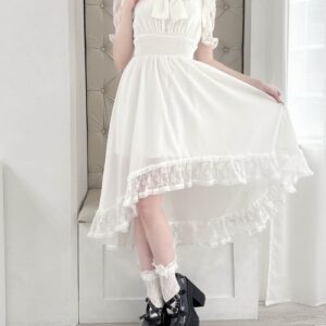 High-low skirt dress