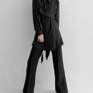 Bustier Design Shirt Dress