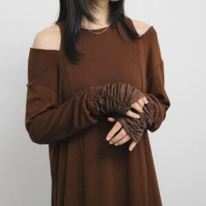 Shoulder Cut-Out Dress