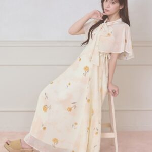 2way Cape And Camisole Dress Set