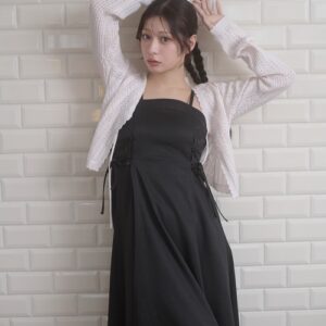 Side Lace Up Camisole Dress